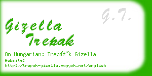 gizella trepak business card